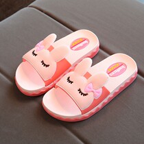  Parent-child slippers Children slippers Summer girls cool drag Cute mother and daughter indoor non-slip princess baby child
