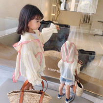 Childrens sunscreen clothes baby new summer foreign air-conditioning shirt coat thin skin breathable girl sunscreen clothing