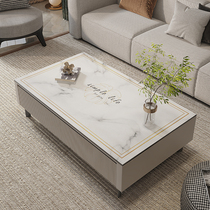 Leather tea table cushion waterproof oil proof living room table cloth Nordic light extravagant advanced senses table cloth anti-burn table cushion