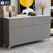 Light luxury shoe cabinet Household door large capacity small household storage cabinet Modern simple living room household entrance cabinet