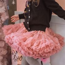 2021 girls ins European and American style tutu skirt cake dress Princess puffy dress little girl birthday performance skirt