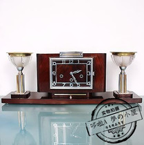 Wall clock clock clock clock crystal lamp decorative art antique clock clock mechanical clock living room European style