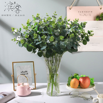ins wind simulation flower eucalyptus leaf photo props ornaments home decorations money grass plant background decoration