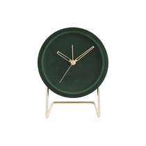 Dutch Karlsson Lush velvet alarm clock Nordic modern simple silent table clock clock