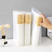 Transparent data book paper folder A4 folder insert Learning Office folder data collection folder