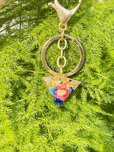 Натуральная вода, сапфировый кварц с аметистом, брелок подходит для мужчин и женщин, аксессуар