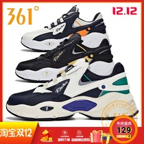 361 Degree Mens shoes sports shoes 2020 Winter new father shoes mens running shoes 361 warm mesh low casual shoes