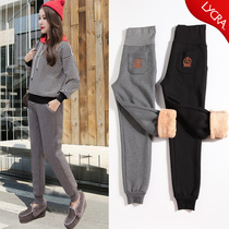 Pregnant Woman Pants Autumn Winter Sports Pants Wear Pregnant Women Cotton Pants Plus Suede Thickened Winter Warm Pants Winter Clothing Womens Underpants