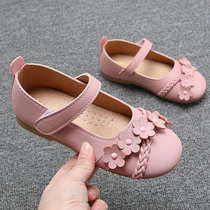 ABC COOL childrens leather shoes girls shoes 2019 new autumn Princess Joker fashion single shoes small flowers large