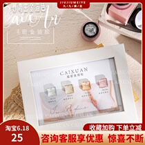 Color Xuan ultra-dense gold leaf micelles 2021 new pops sparkling gold platinum phototherapy rubber mealshop special suit