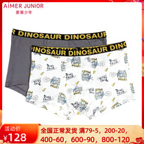 New Products Adore Children Teenagers Big Boy Boy Boy Dinosaur Mid-Waist Flat Corner Modell Underwear AJ2233541