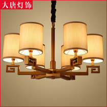 New Chinese chandelier Living room stairs Chinese style Modern antique hall Dining room Tea room Villa Retro Zen lamps