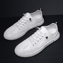 Hong Kong trendy small white shoes mens shoes 2022 new Korean version Summer Breathable 100 Hitch Men Casual Shoes Fashion Board Shoes