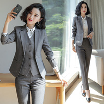 2022 Spring and Autumn new professional clothing suit OL fashion business interview dress manager working clothes