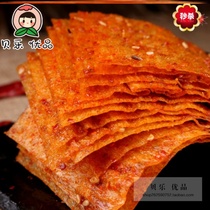 Hand-torn large spicy slices Hunan spicy Net red snacks spicy snacks childhood after 8090 nostalgic bean skin specialty dried tofu