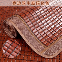 Breathable summer thickened bamboo mahjong block sofa mat non-slip mat Nordic wide edge thickened strap cool wash