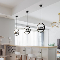  Balcony lights Nordic creative personality Cloakroom foyer Simple modern door lock control Back to youth Close up