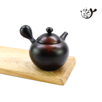Japan imported Changshu four generations of Sui three kiln pills type emergency teapot teapot Japanese tea road side pot wood box