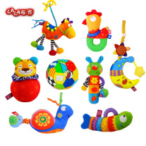 Pull cloth book Newborn baby toy Baby toy 0-2 years old pull cloth play hand puppet Rattle bed hanging