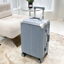 Fort Miguel Suitcase New PC Travel Case Student Mute Password Case Small Fresh Universal Wheel Boarding Trolley Case