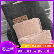 Japan Beats Bottom Pants Woman Autumn Winter New Plus Suede Thickened High Waist Elastic Tight Body Slim Big Code Fat Mm Small Leggings Cotton Pants