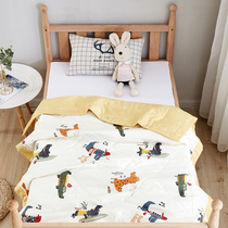 Summer childrens air conditioning is cotton kindergarten baby Summer cool quilt summer summer is thin baby nap quilt thin