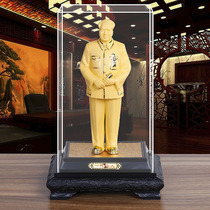 Douyin new generation great man Mao Zedong velvet sand gold portrait ornaments Mao Chairman Maos birthday 125th anniversary