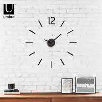 UMBRA New Link Clock Nordic Watch Atmospheric Wall Clock Modern Living Room Simply Watch Household Mute