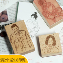 WEEK BAR Personality Cute Photo Avatar Children Seal Cartoon Creative Signature Custom Design Engraving