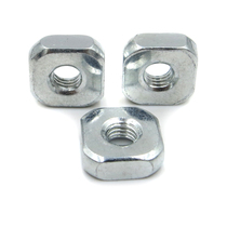 Square nut Square galvanized square nut Square four angle nut chamfer M3M4 M5M6 M8 M10M12