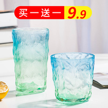 Glacier glass cup tea cup female Cup ins Wind wine Net red senior sense home 2021 summer new Cup