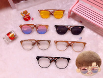 Foreign trade new 20cm baby glasses Doll Doll Doll Doll clothes glasses accessories accessories Art cool sunglasses sun