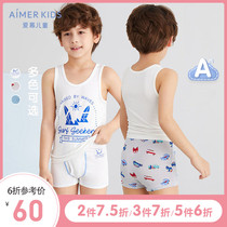 Class A new product Love childrens 1-year-old boy baby panties Angel Modal a variety of mid-waist boxer briefs