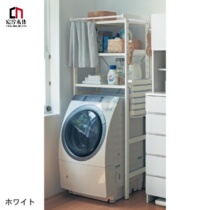 Sun-type pure solid wood separator shelving shelving washing machine shelf Washing wood accommodating rack microwave oven minimalist