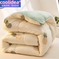 Winter quilt core quilt thickened warm student dormitory single double air conditioning spring and autumn and winter four seasons universal quilt