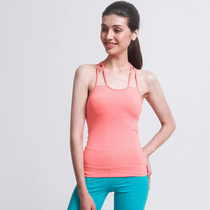 SMATCH spring new yoga suit top suspenders gym clothes running dance clothes womens foot pants