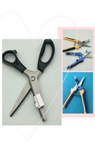 SMT sawtooth positioning scissors with special positioning pliers with copper buckle special V-mouth scissors with positioning