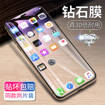 iPhone12PRO tempered film iphone12pro MAX anti-peeping film 8 Apple 6s full screen anti-peep 6plus mobile phone 6SP anti-peeping promax