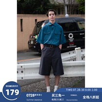 EviStub 20SS Realsilk Shirt Summer Vintage Tencel loose casual short-sleeved shirt men and women