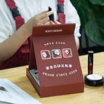 Nordic Desktop Makeup Mirror Creative Korea Dresser Portable Cute Paper Mirror Containing Storage Carry-on Folding Mirror