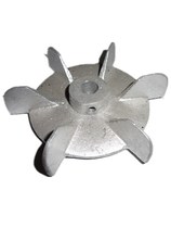 Single-phase motor wind blade aluminum fan blade small fan blade inner diameter 10 12 14 15 aluminum fan blade