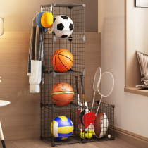 Basketball Storage Rack Home Indoor Football Volleyball Badminton Storage Basket Childrens Ball Rack Ball Storage Shelf