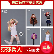 GACTOYS 1 to 6 European and American expression female head sculpture GC021 ABCDE 5 models in stock