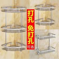 Factory direct bathroom shelf space aluminum bathroom shelf Bathroom hardware pendant corner rack