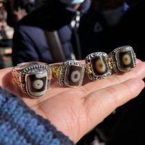 Pure silver inlaid celestial rings live randomly