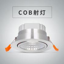 cob spotlight clothing store led Downlight 12W living room embedded ceiling light 3w5w background wall bull s eye spotlight
