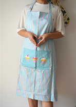 Cotton House apron kitchen oil-proof women refreshing cupcake