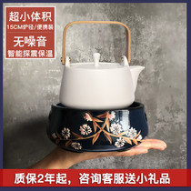 Ren Wexing mini small electric pottery stove Household small tea maker Silent glass tea set Tea making teapot set
