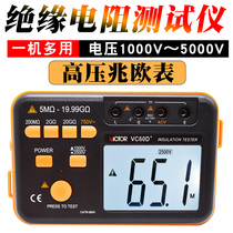 Victory VC60B D insulation resistance tester Digital Megohm meter Shake meter Insulation meter resistance meter 1000v