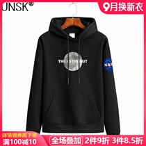 Official website flagship store sweater mens coat ancient Spring and Autumn plus velvet lovers women Tide brand Super fire NASA2021